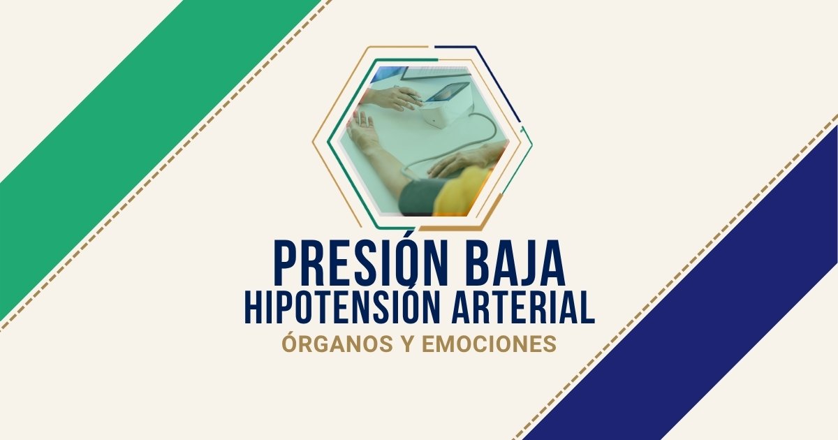 Presión baja / Hipotensión arterial: origen emocional según Biodesprogramación